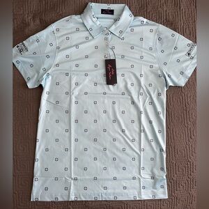 Lady Byron Nelson Light Blue Patterned Women's Polo Shirt